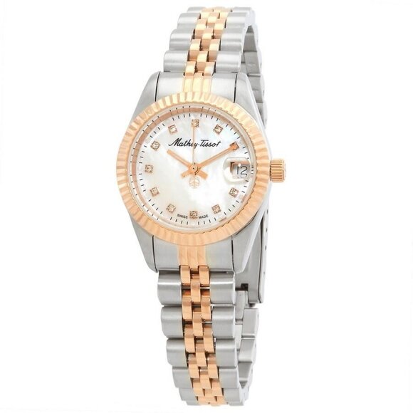 NWT Mathey-Tissot Fashion Ladies Quartz Steel Authentic Watch - Picture 1 of 3